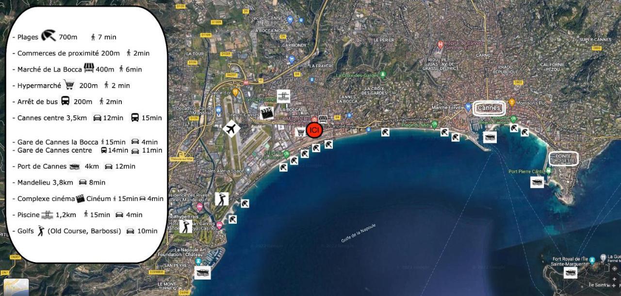 Cannes, Mer A 500 M, Maison Rare Exterior foto